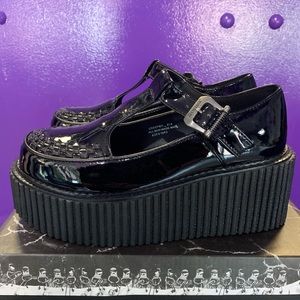 Demonia Patent leather Maryjane creepers